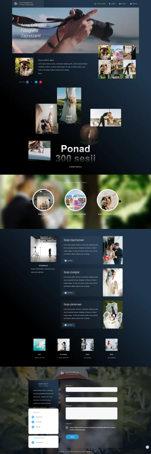 szablon strony - adam jeżyński