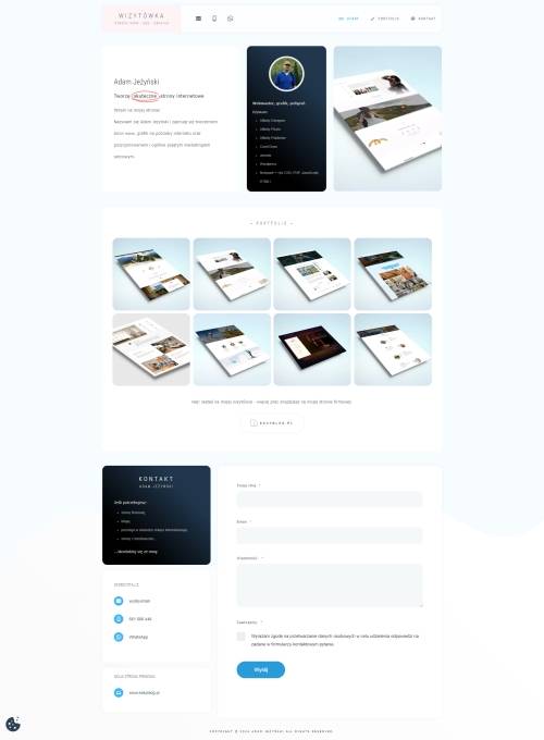 szablon strony - adam jeżyński